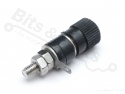 Laboratory connector banana plug black